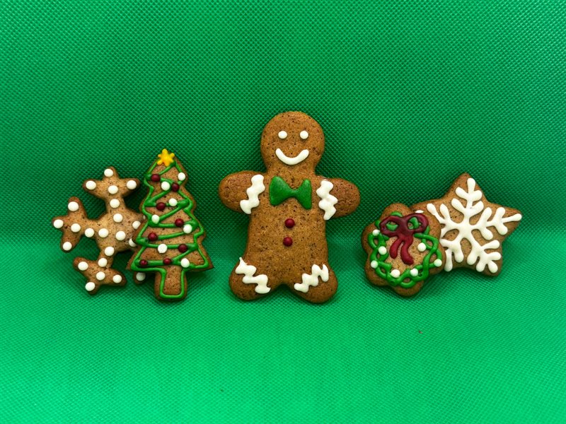 Gingerbread Floco de Neve Pequeno